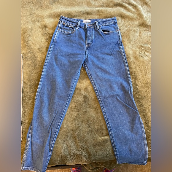 Wrangler Cropped Straight High Waist Jeans - Picture 4 of 5